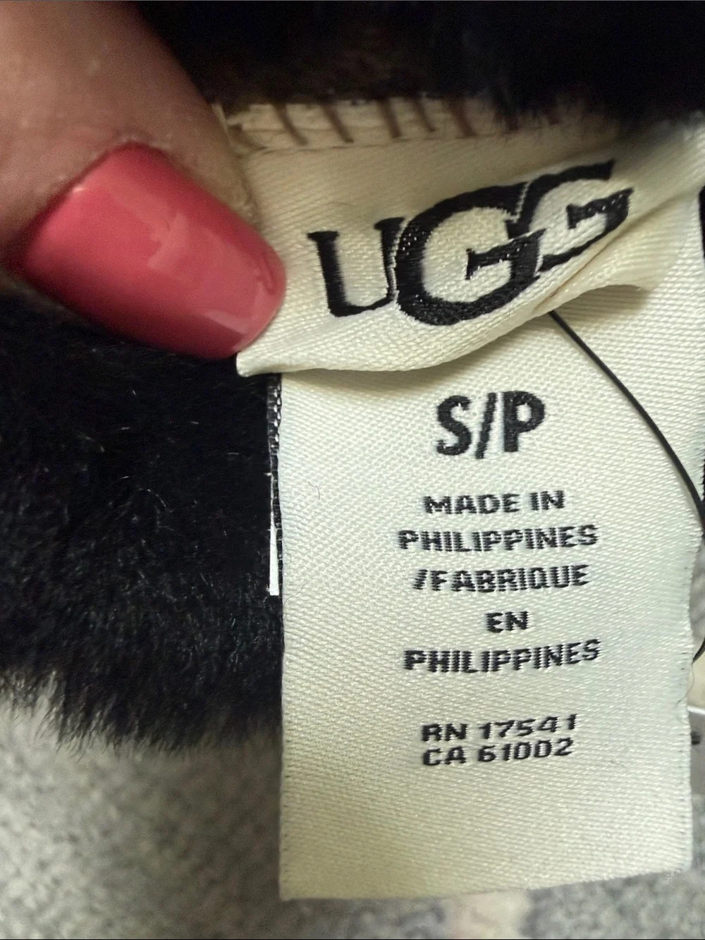 UGG black leather